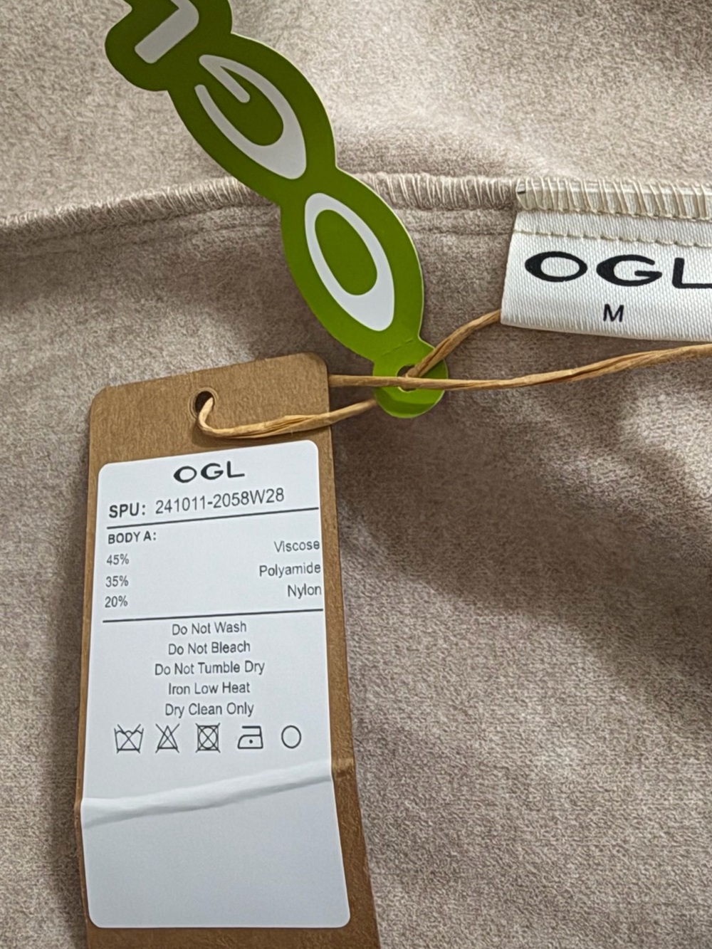 OGL Cream Trench Coat-New with Tags! - Picture 10 of 10